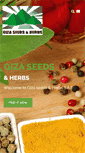 Mobile Screenshot of gizaseeds.com